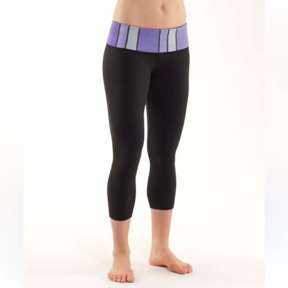 Lululemon Wunder Under Crop Ribbed 23” Women’s 8